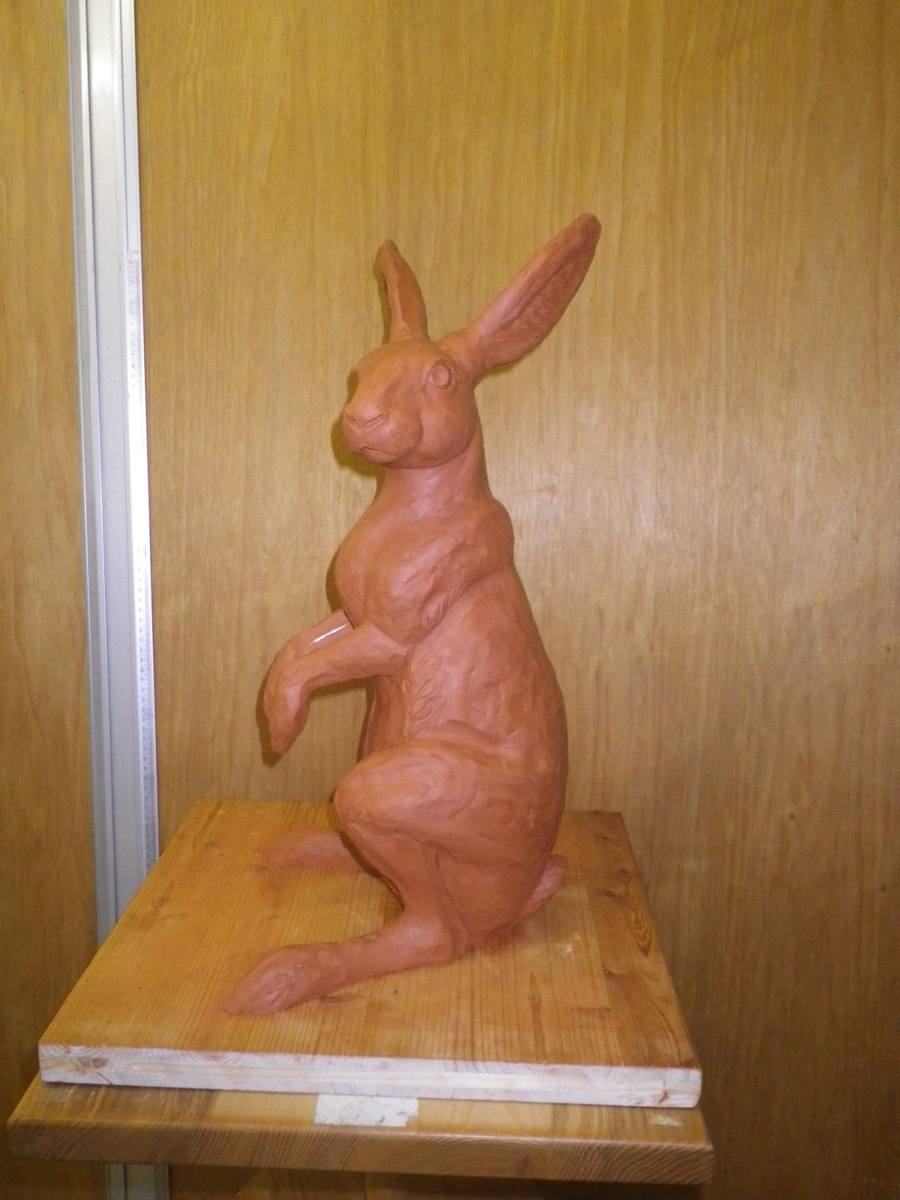 Hase aus Holz